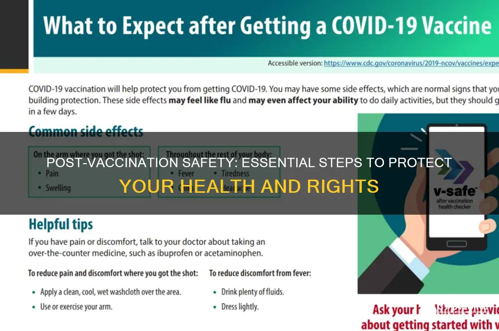 how to protect yourself after a forced vaccination