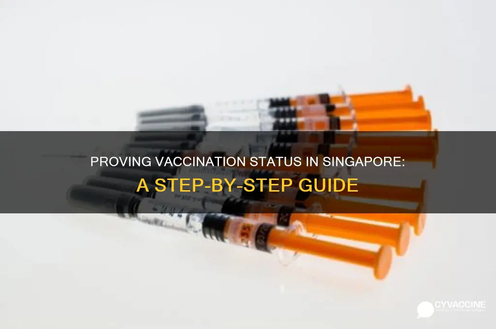 how to prove vaccination status singapore