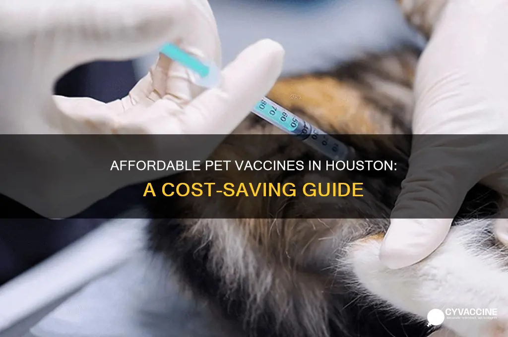 how to purchase low cost pet vaccines in houston