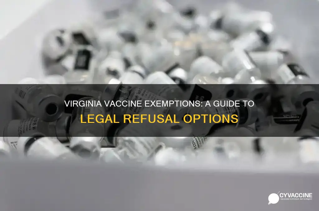 how to refuse vaccines in the state of virginia