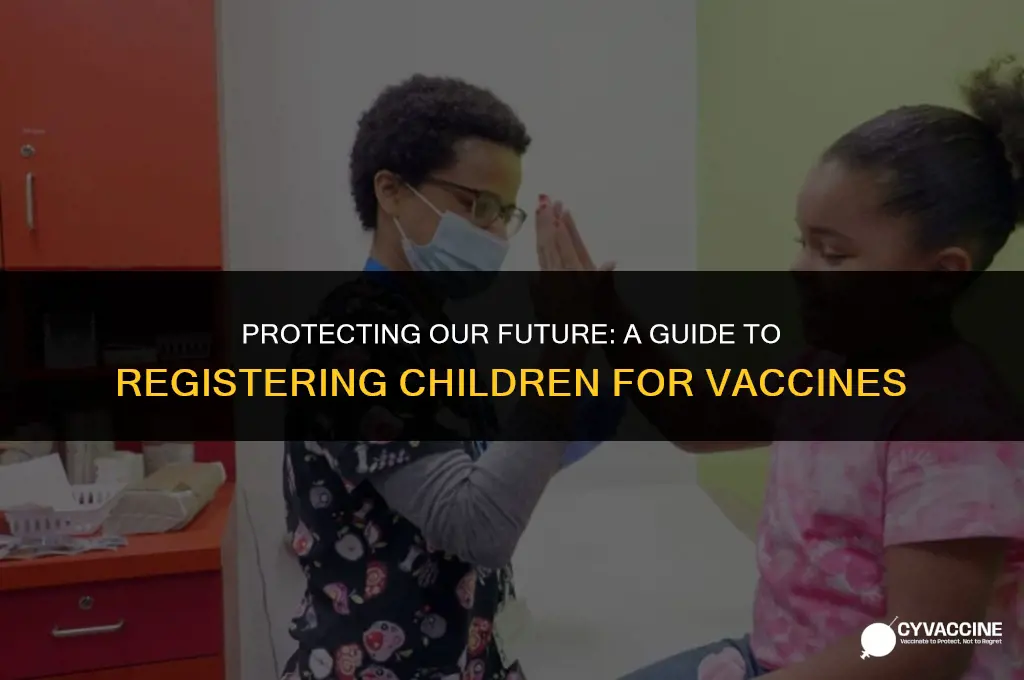 how to register children for vaccine