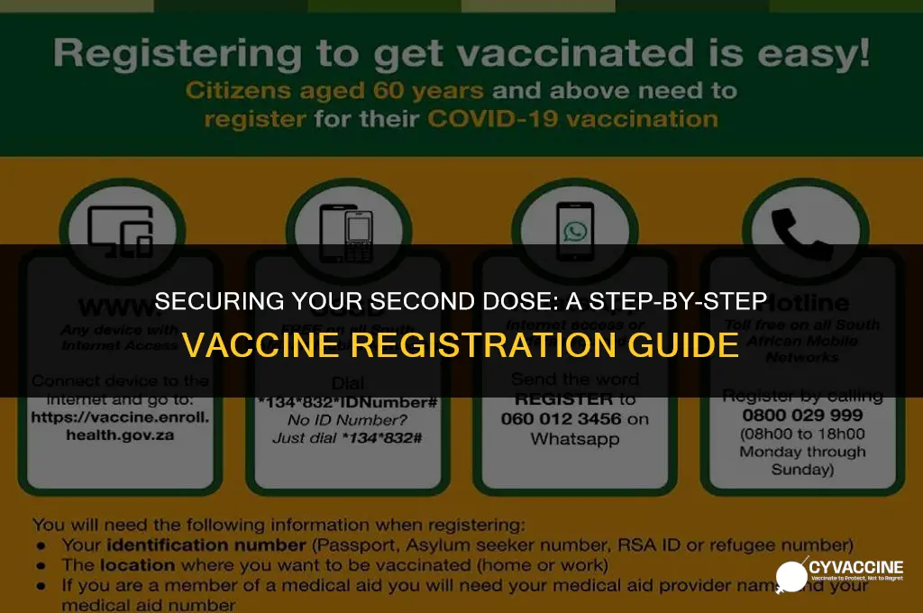 how to register for 2nd vaccine
