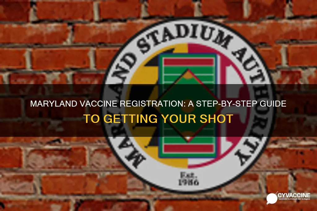 how to register for a vaccine in maryland
