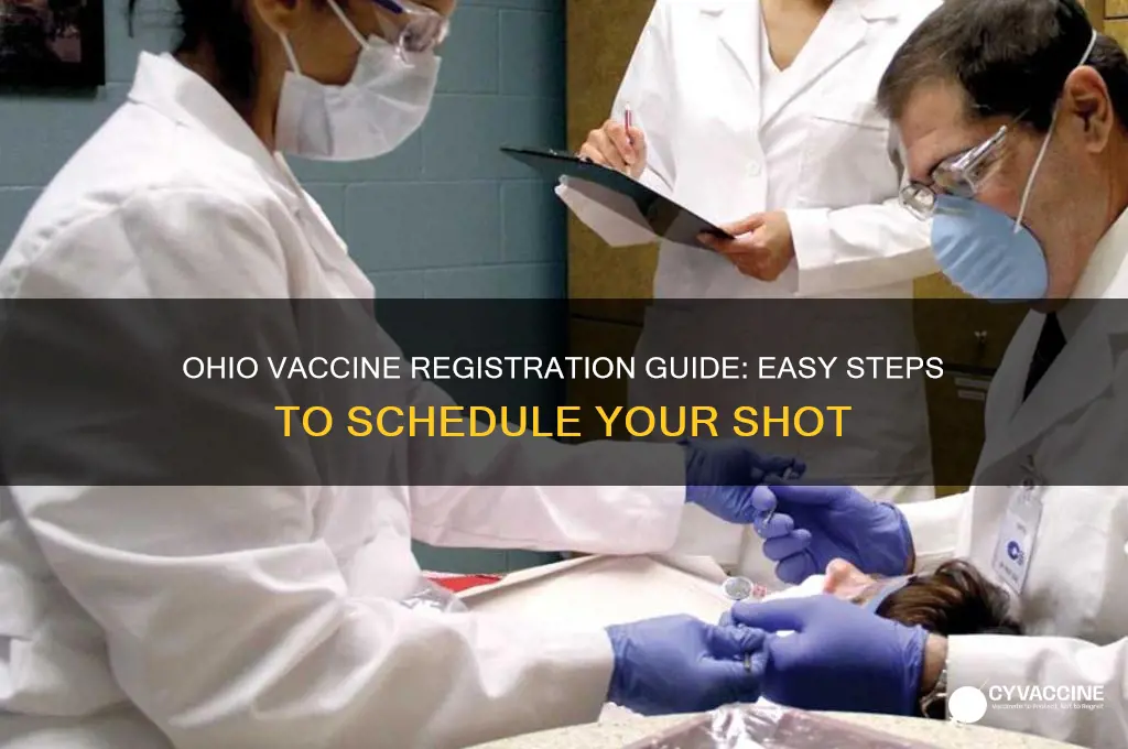 how to register for a vaccine in ohio