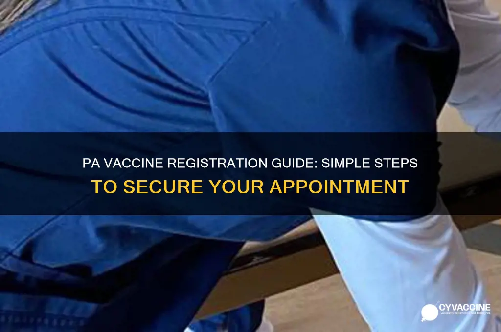 how to register for a vaccine in pa