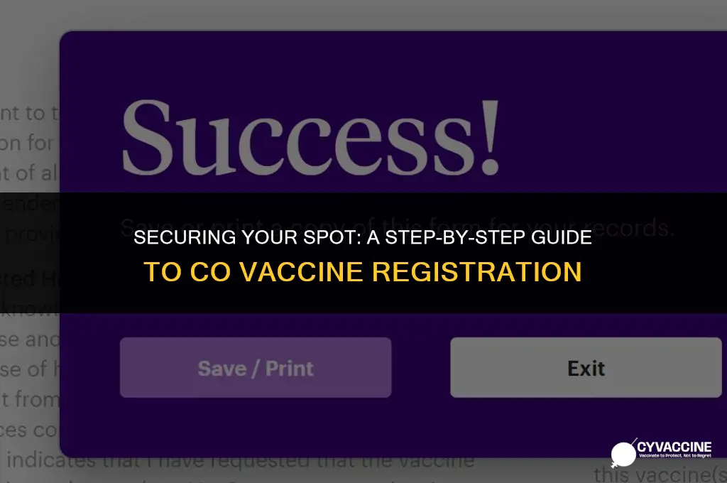 how to register for co vaccine