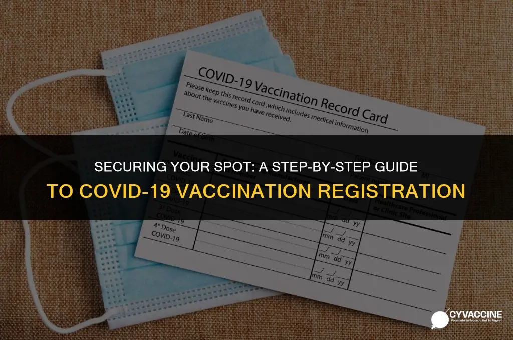 how to register for covid19 vaccination