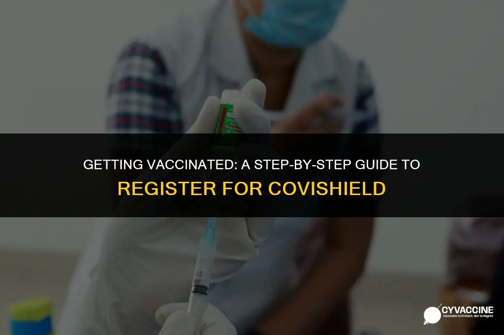 how to register for covishield vaccine