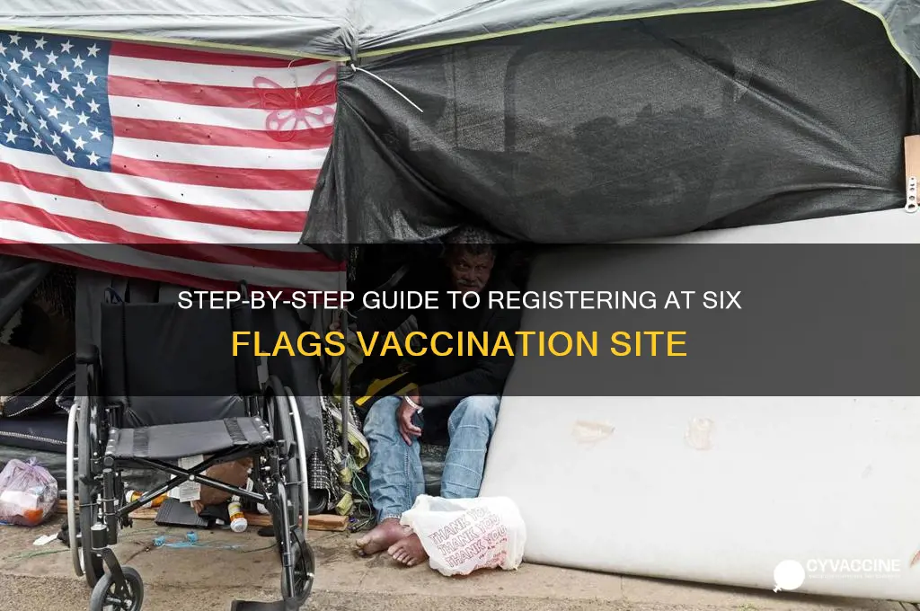 how to register for six flags vaccination site