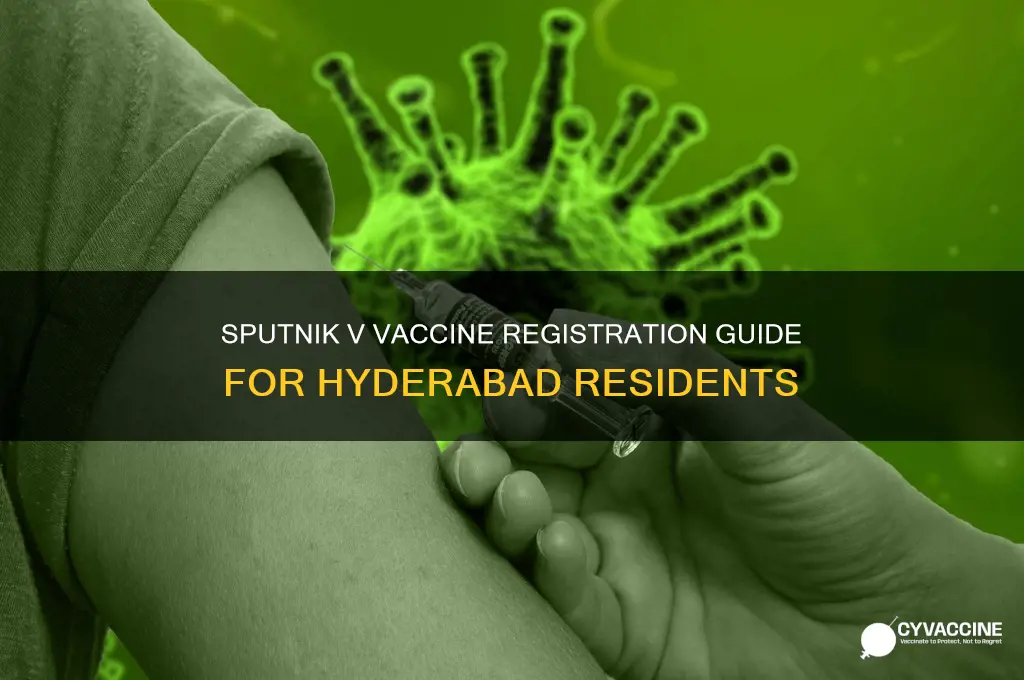 how to register for sputnik vaccine in hyderabad