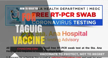 Get Vaccinated in Taguig: A Step-by-Step Registration Guide