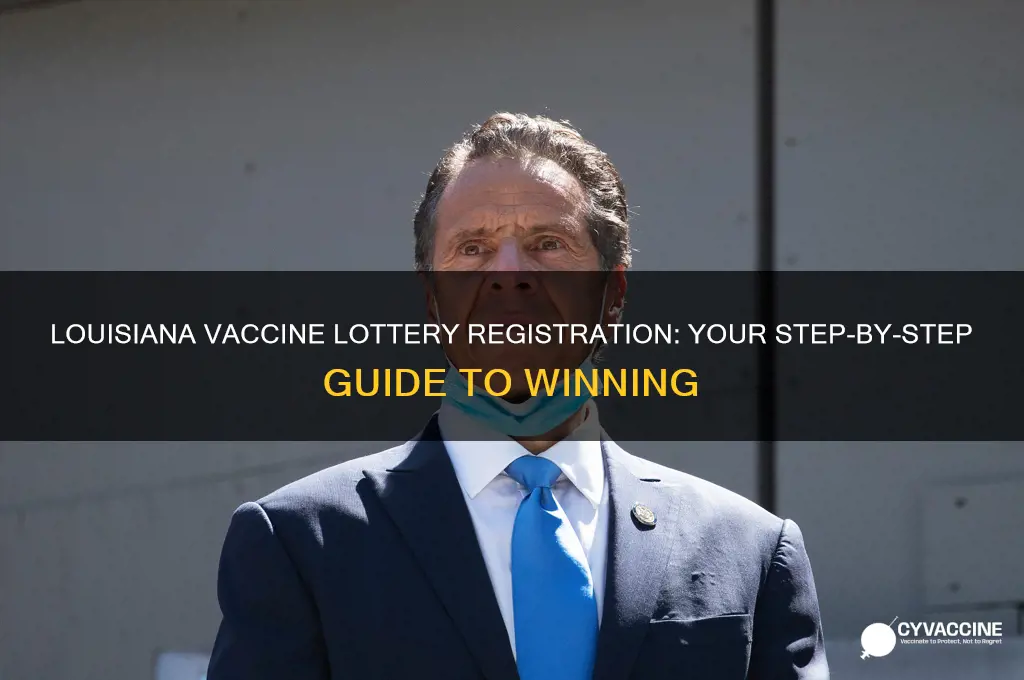 how to register for the louisiana vaccine lottery