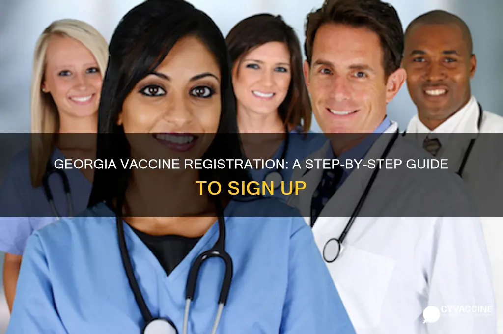 how to register for the vaccine in georgia