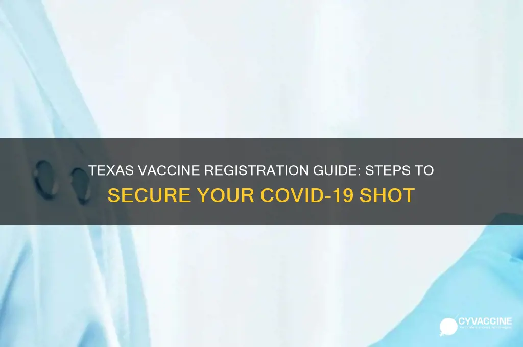 how to register for the vaccine in texas