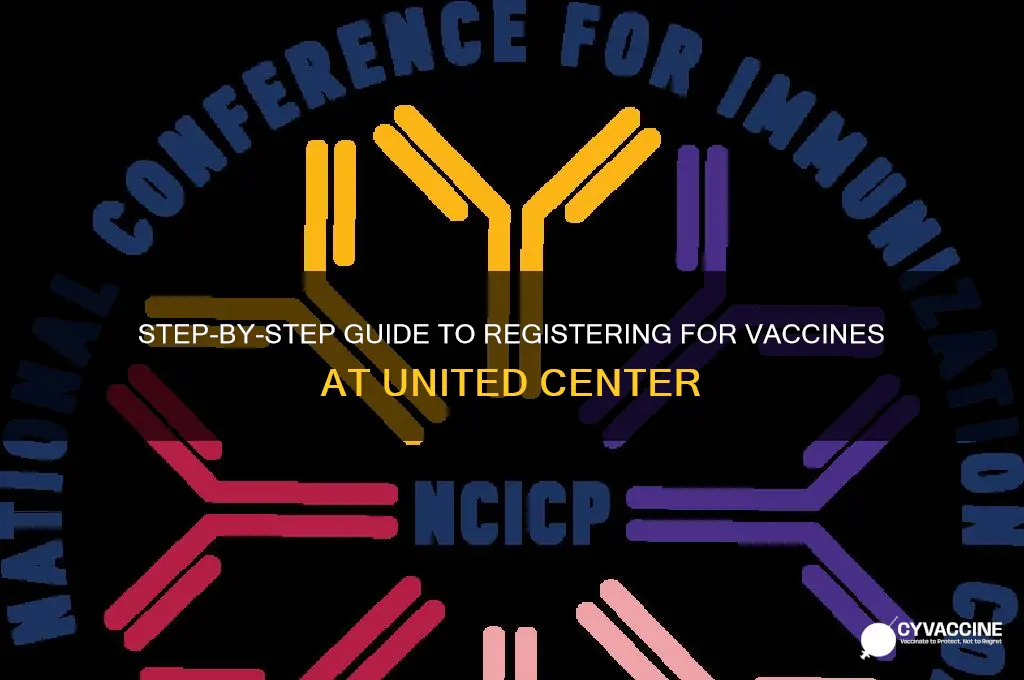 how to register for vaccine at united center