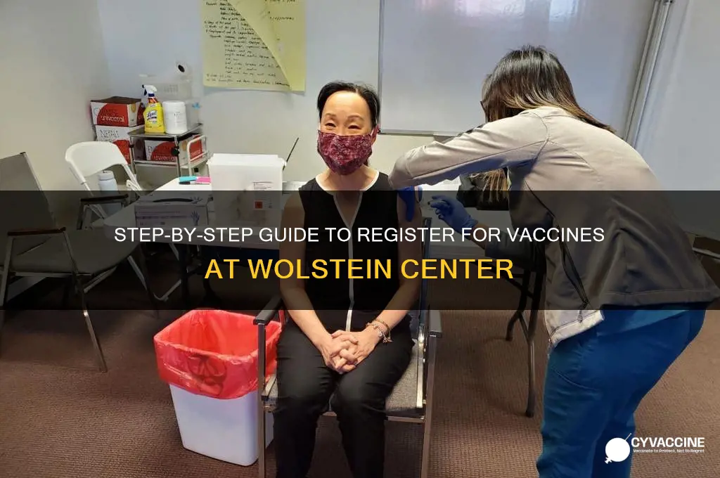 how to register for vaccine at wolstein center