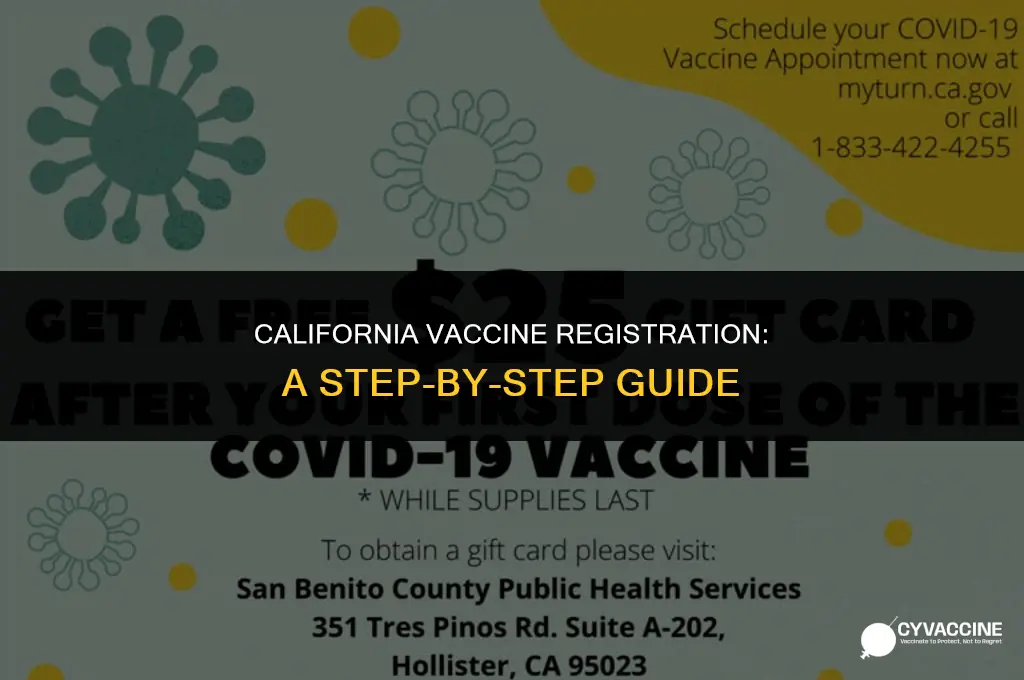 how to register for vaccine california