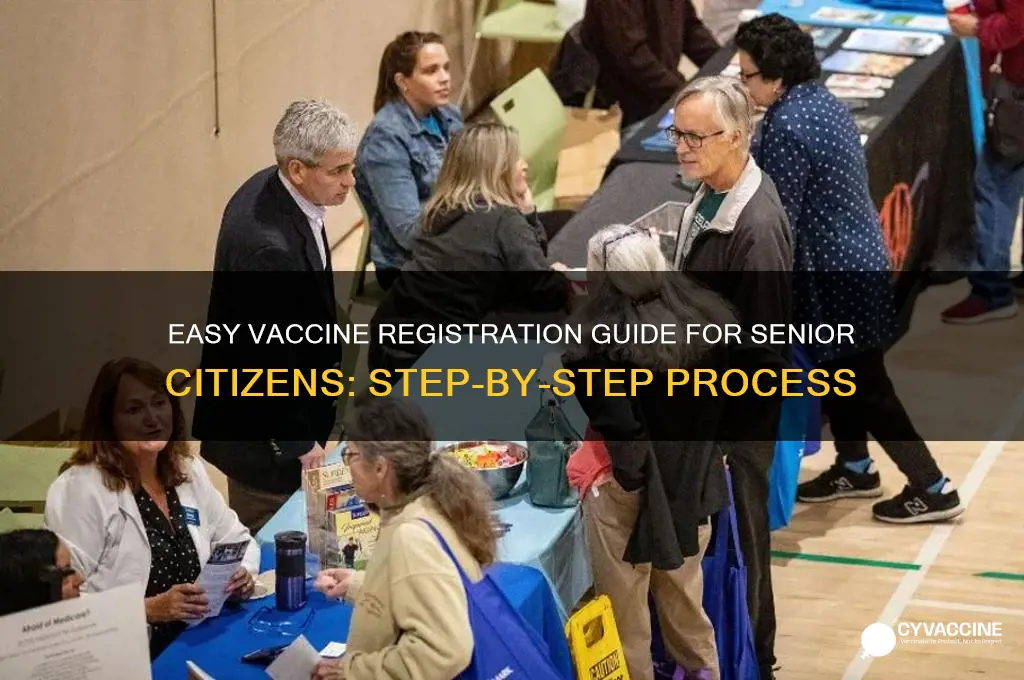 how to register for vaccine for senior citizens