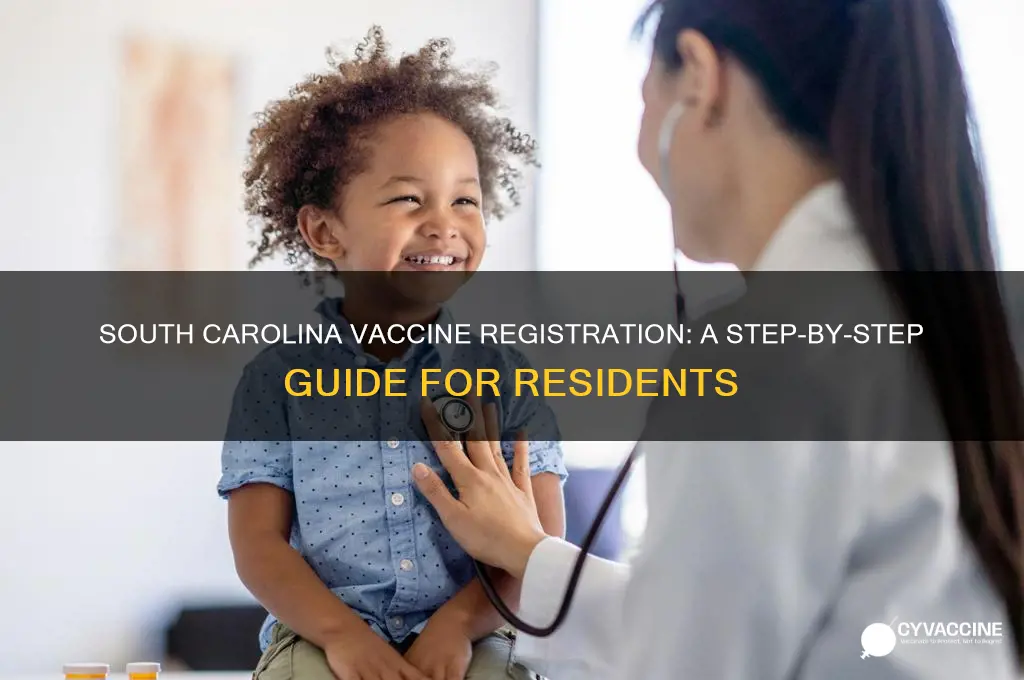 how to register for vaccine in south carolina