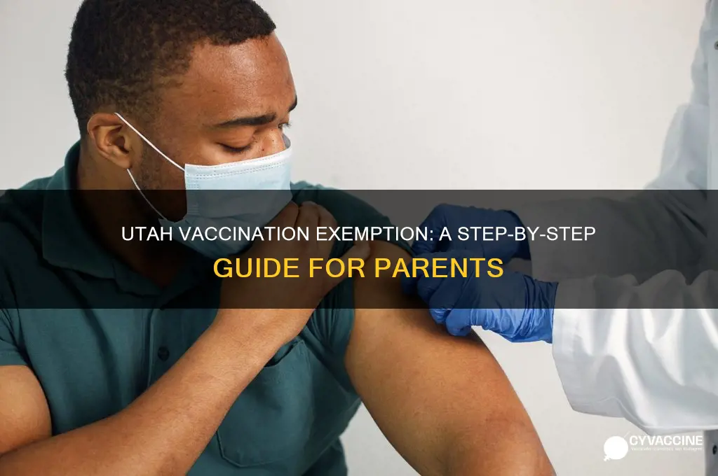 how to register my kid for vaccination exemption in utah