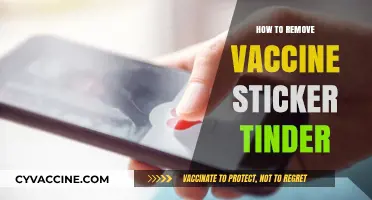 Removing Vaccine Sticker on Tinder: A Step-by-Step Guide