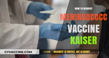 Requesting the Meningococcal Vaccine at Kaiser: A Simple Guide