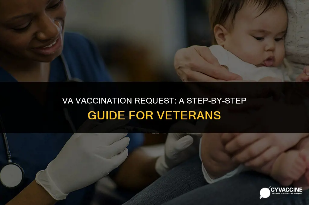 how to request vaccination at va