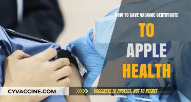 Save Your Vaccine Certificate to Apple Health: A Quick Guide