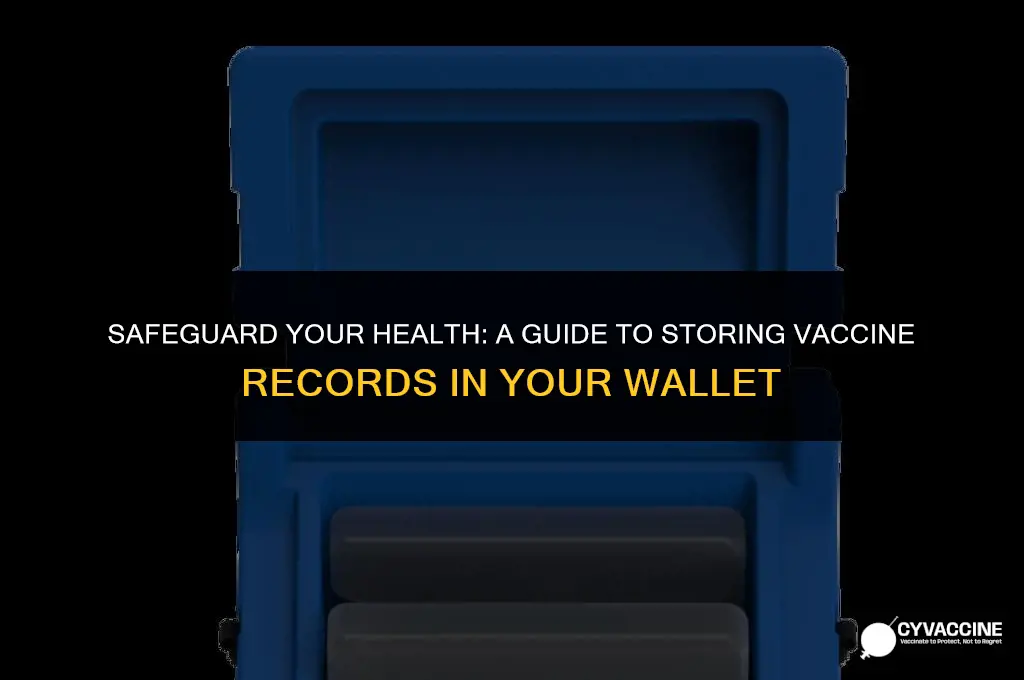 how to save vaccine in wallet
