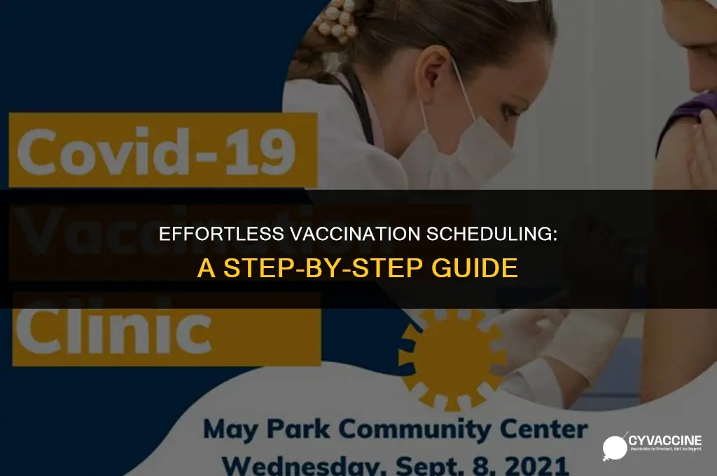 how to schedule a vaccination appointment