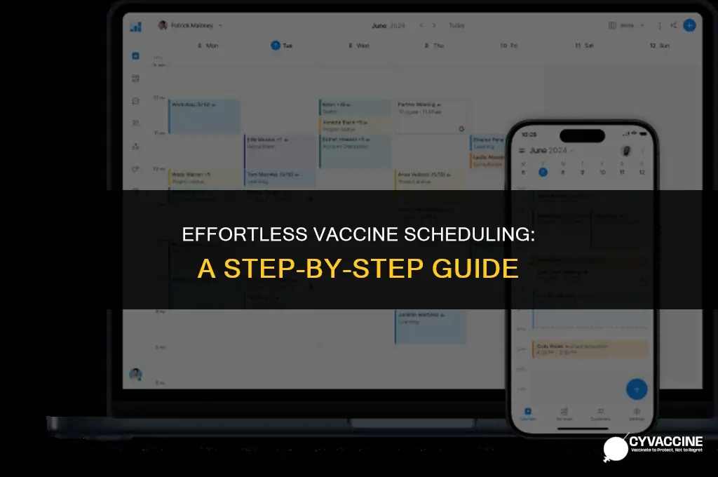 how to schedule a vaccine appt