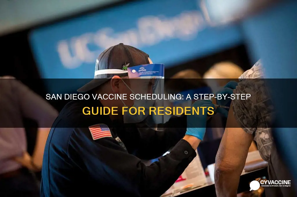 how to schedule a vaccine in san diego