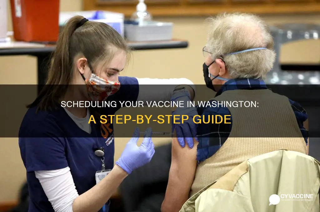 how to schedule a vaccine in washington state