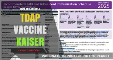Scheduling Your Tdap Vaccine at Kaiser: A Step-by-Step Guide