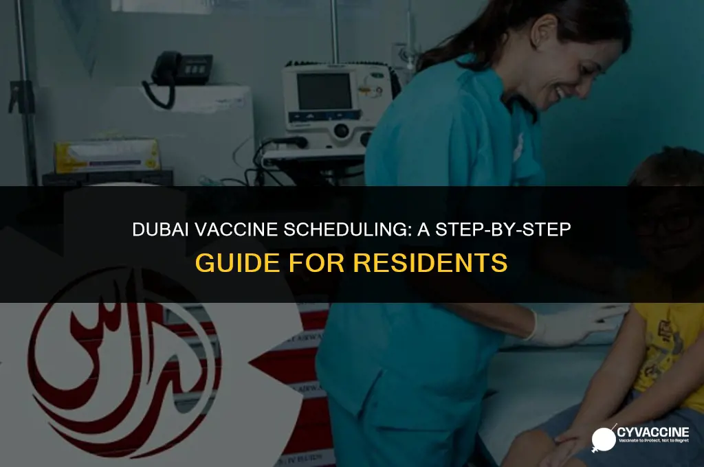 how to schedule vaccine in dubai