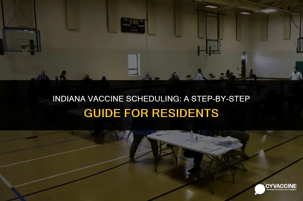 how to schedule vaccine in indiana