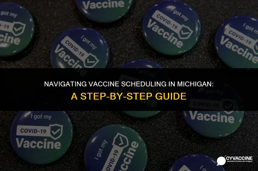 how to schedule vaccine in michigan