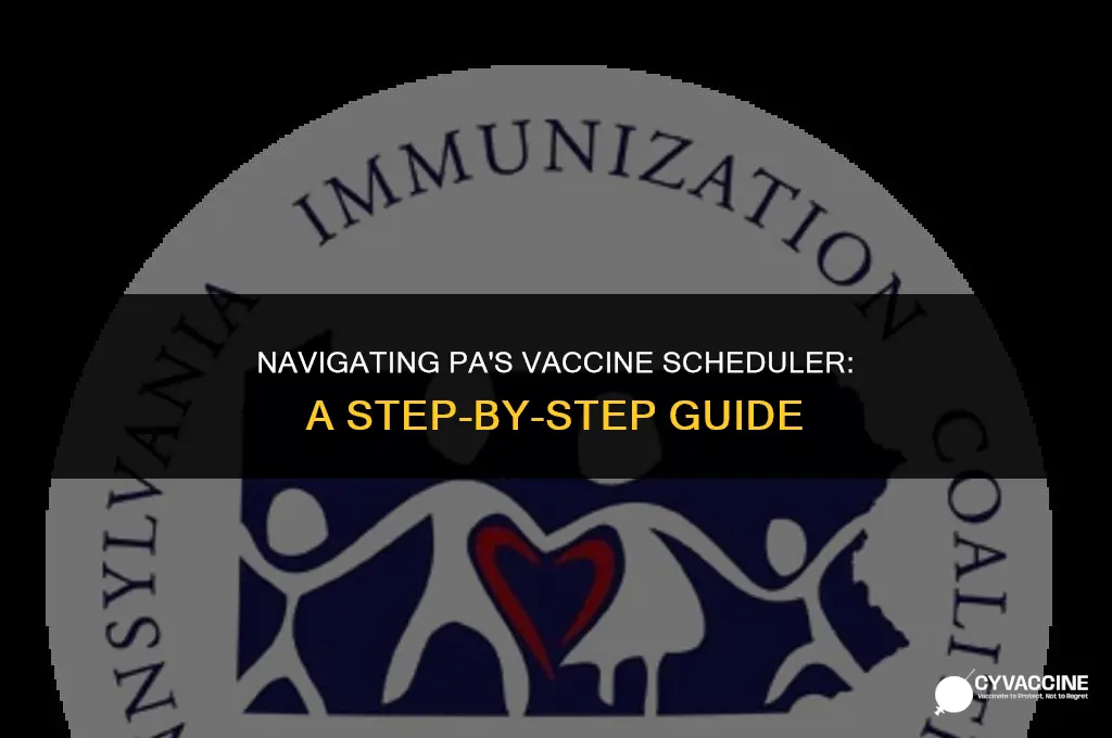 how to schedule vaccine in pa