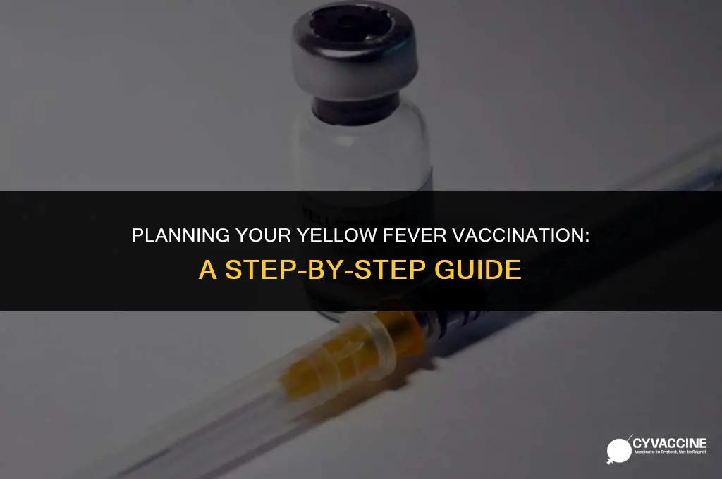 how to schedule yellow fever vaccine