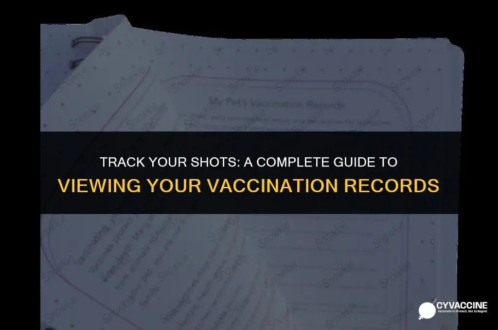 how to see all my vaccinations