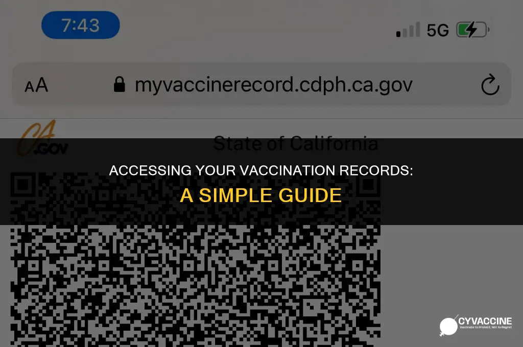 how to see my vaccination record