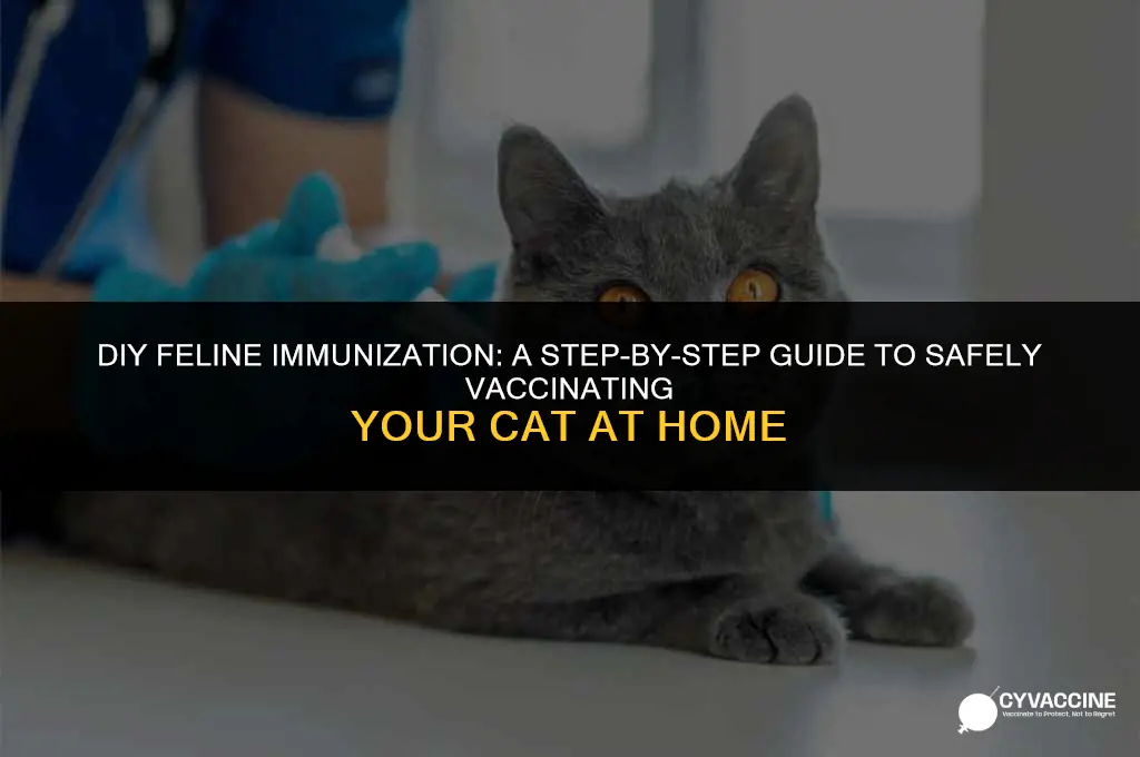 how to self vaccinate a cat