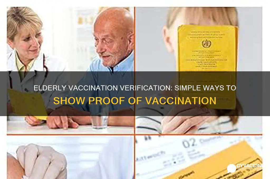 how to show proof of vaccination if i