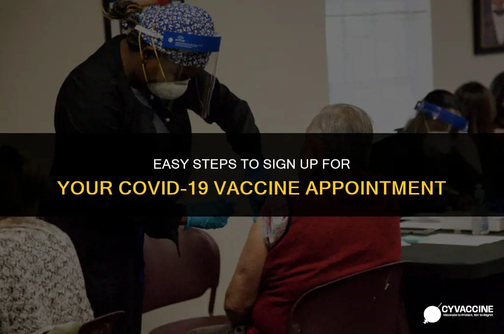 how to sign uo for vaccine