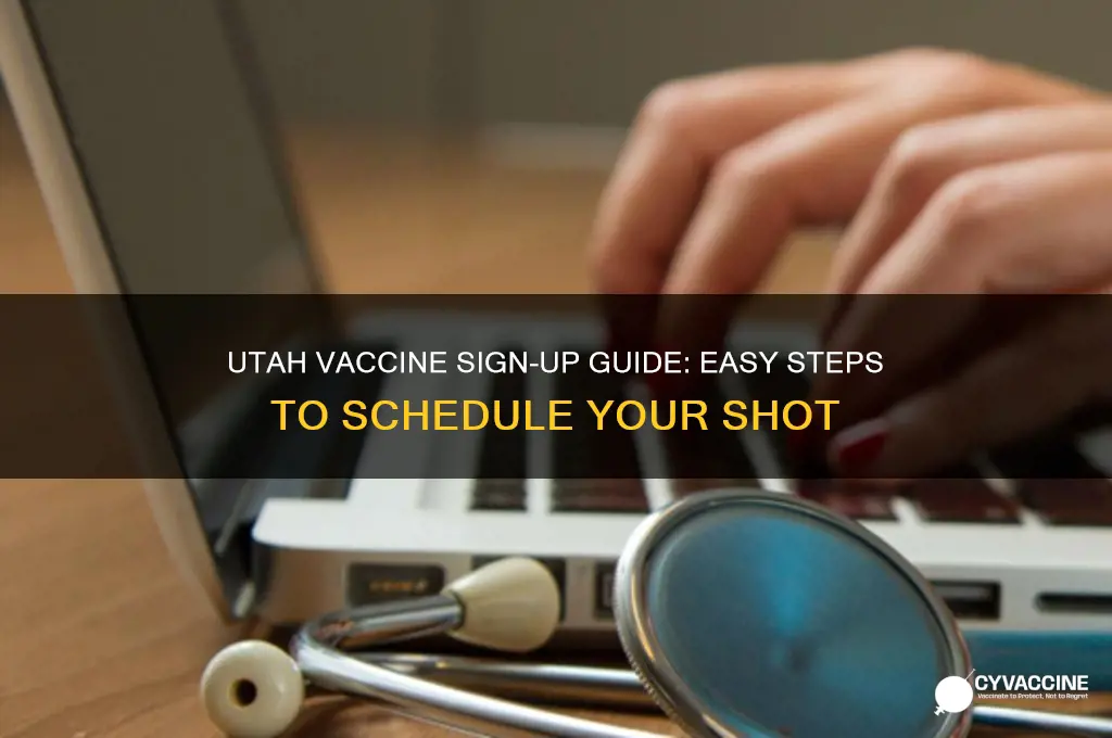 how to sign up for a vaccine in utah