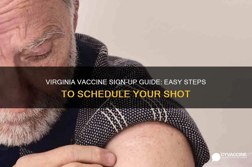 how to sign up for a vaccine in virginia