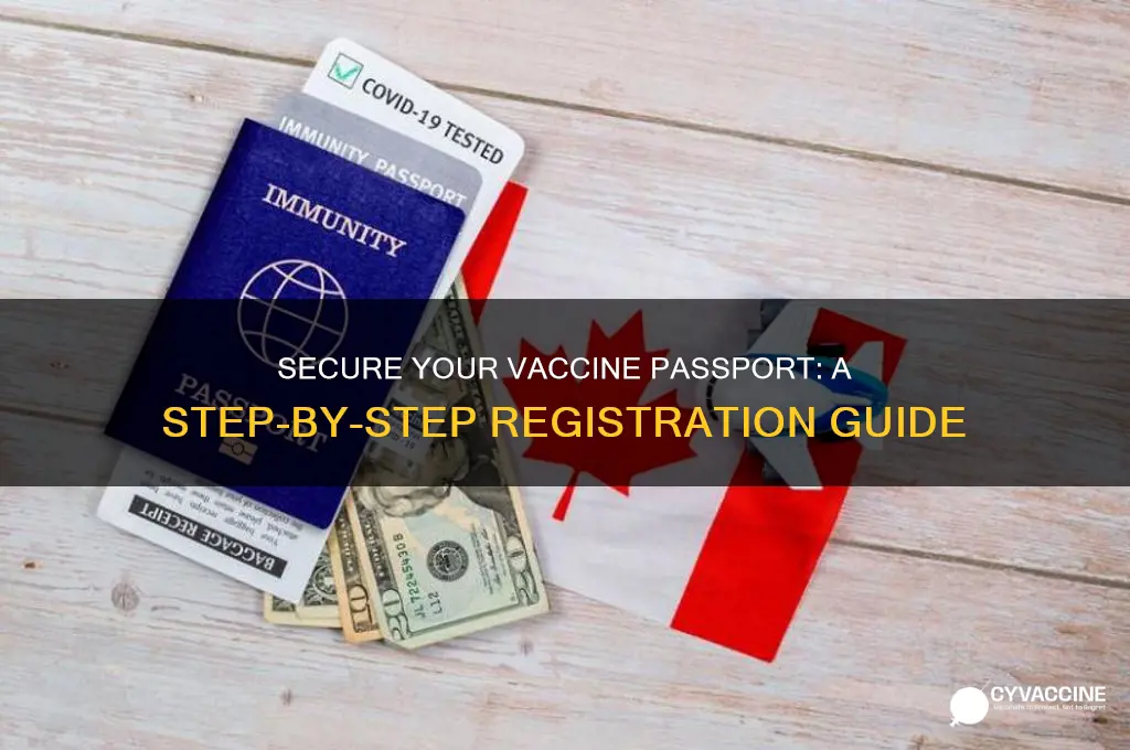how to sign up for a vaccine passport