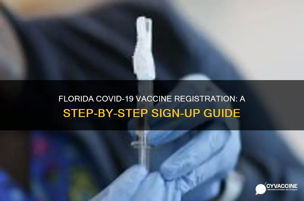 how to sign up for coronavirus vaccine in florida