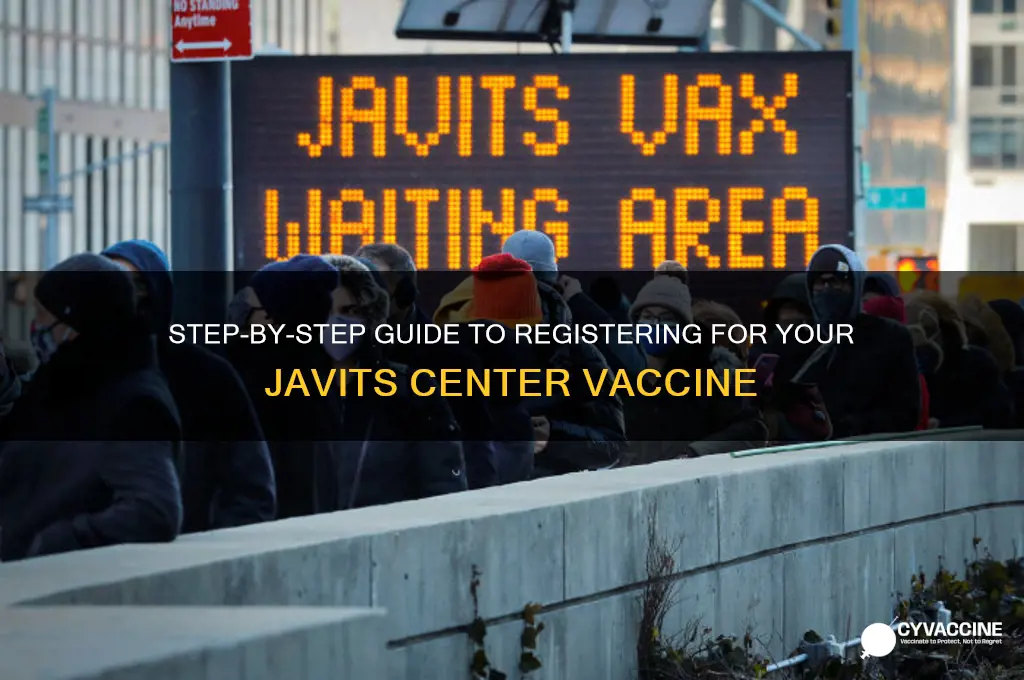 how to sign up for javits center vaccine