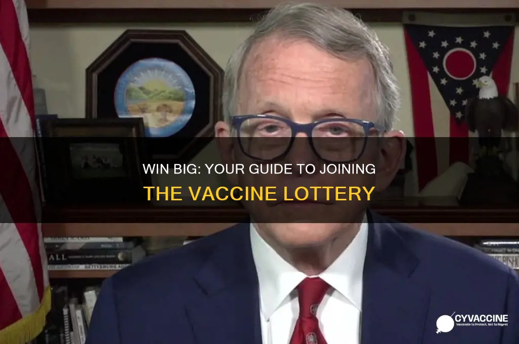 how to sign up for million dollar vaccine lottery